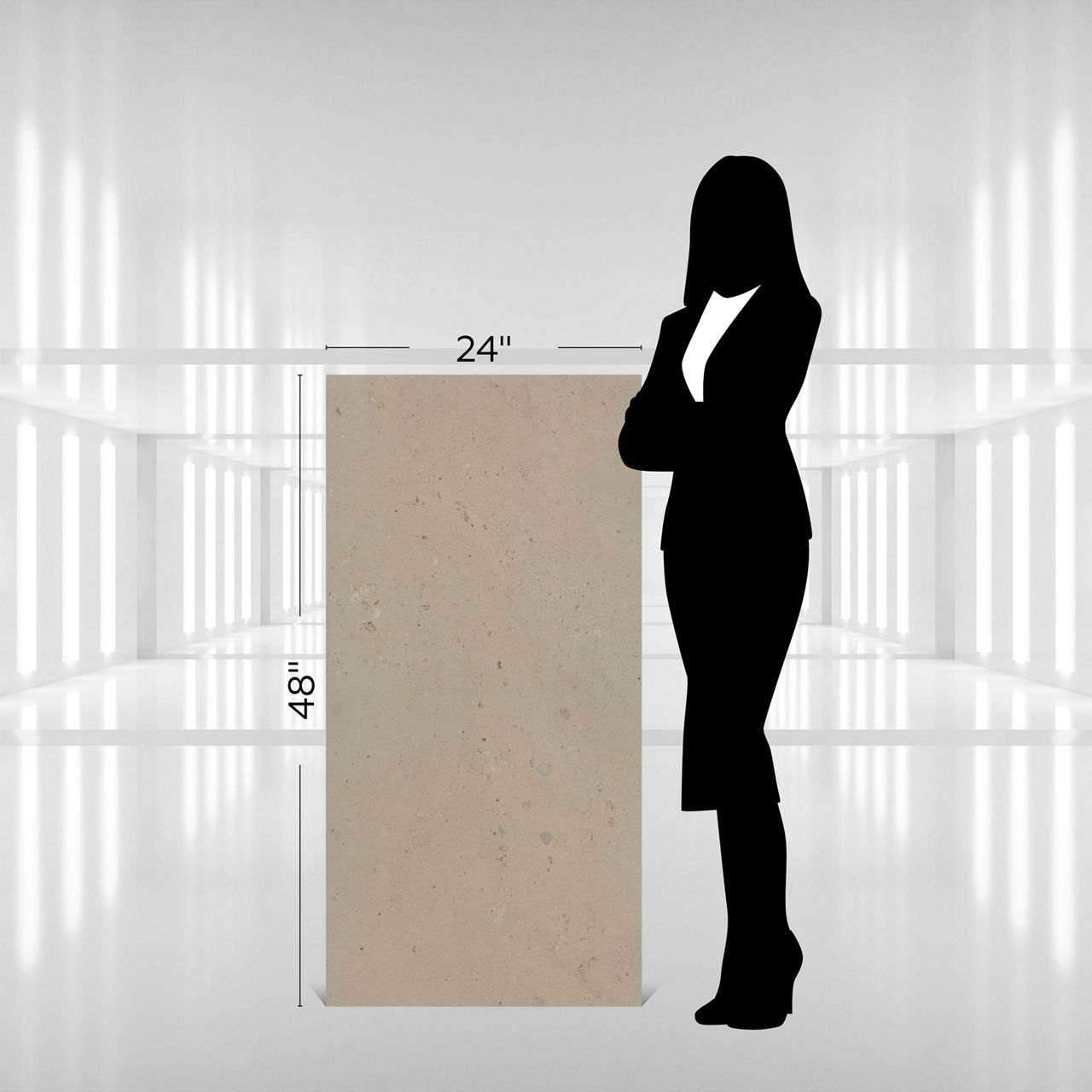 Tundra, Rectangle, 12X24, Sand, Matte