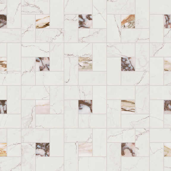 Pinwheel Rectangle 24X48 Satin