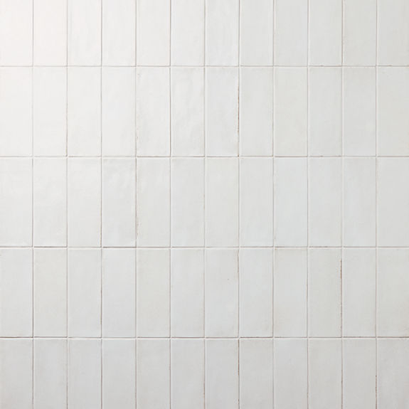 Bianco 3x8 Glossy Wall Tile | Rice by Marazzi