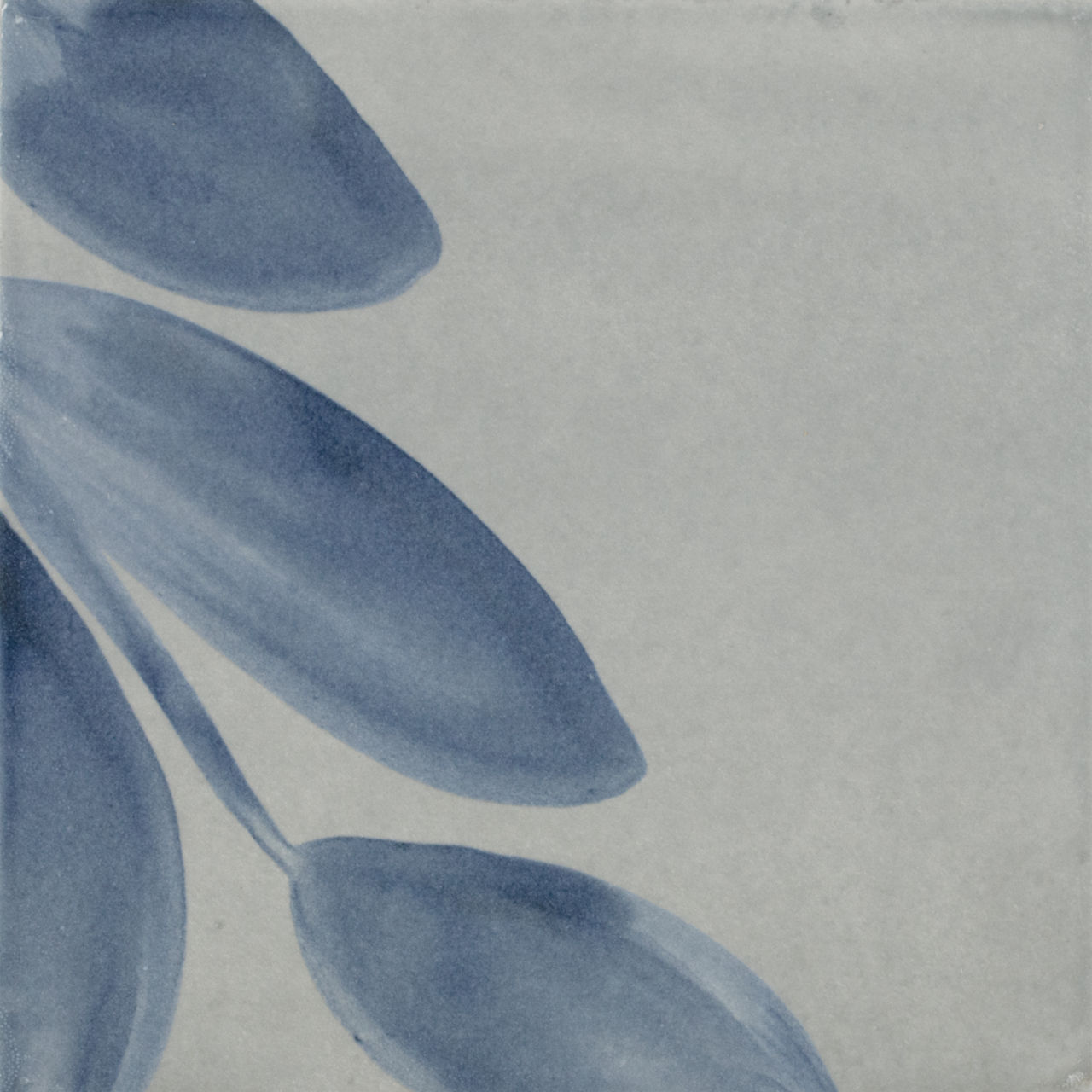 Grigio Deco Blossom, Square, 6X6, Glossy