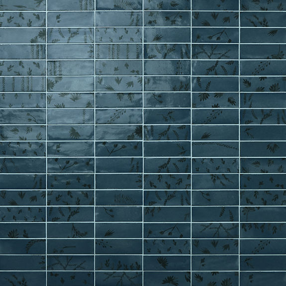 RC54 Blu Deco Leaf