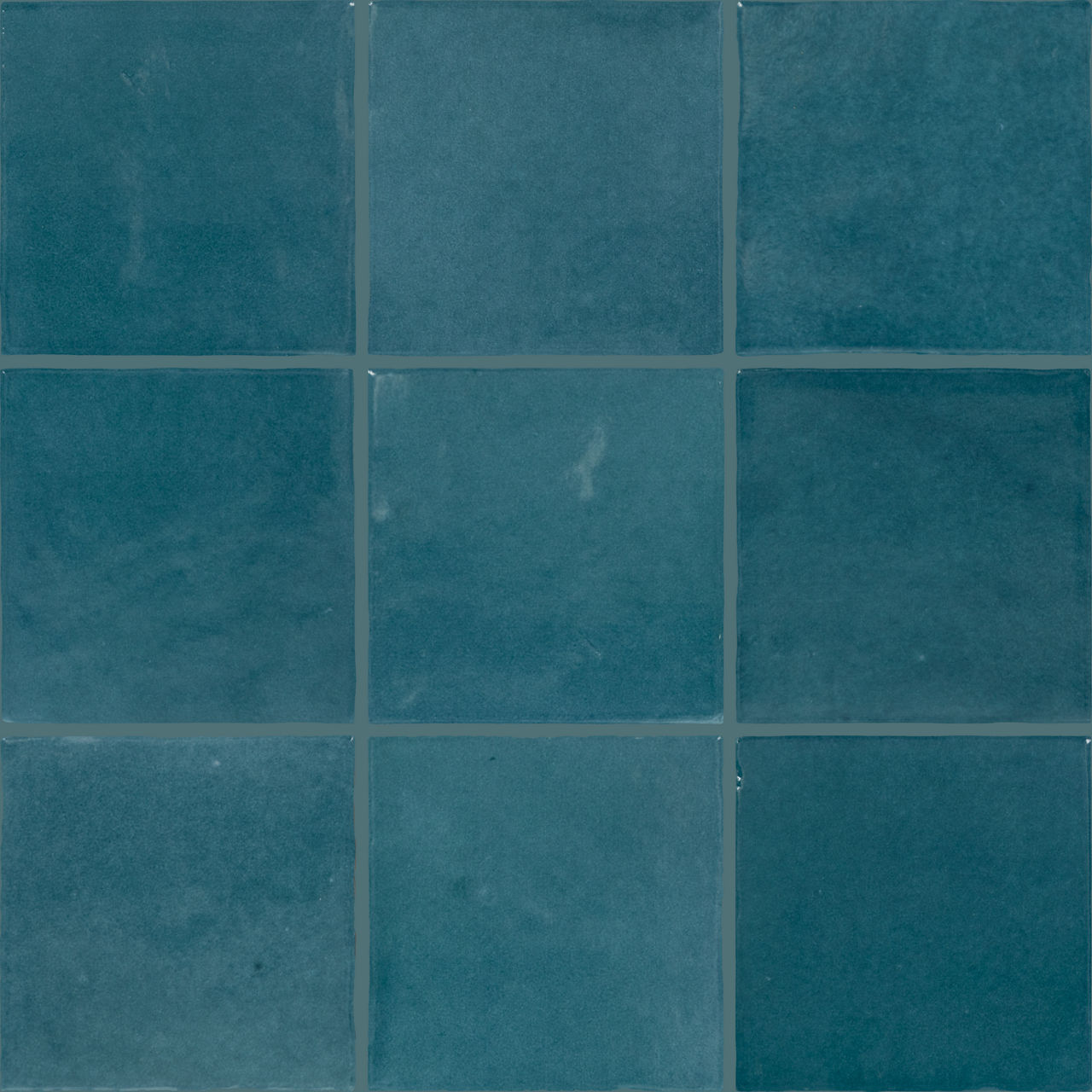 Petrolio, Square, 4X4, Undulated, Glossy
