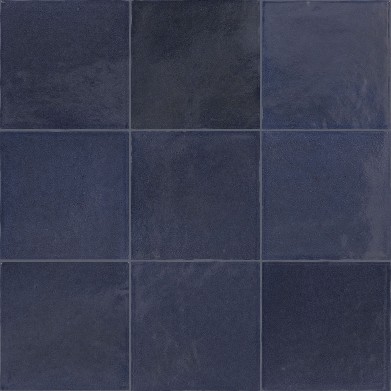 China, Square, 4X4, Undulated, Glossy