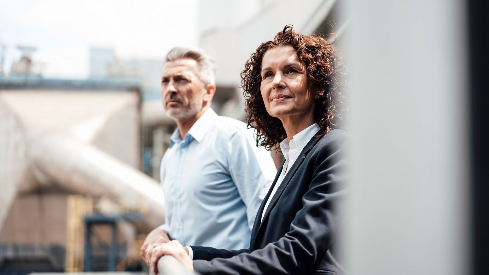 Deutschland, NRW, Oberhausen, Business, Industrie, Energie, Kraftwerk, Arbeit, Geschäftsführung, Mann, 53 Jahre, Frau, 50 Jahre
