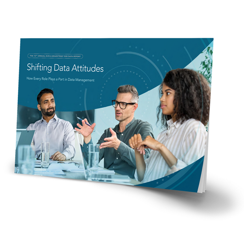 D&B 10th Annual B2B Report Transparent Background Mockup