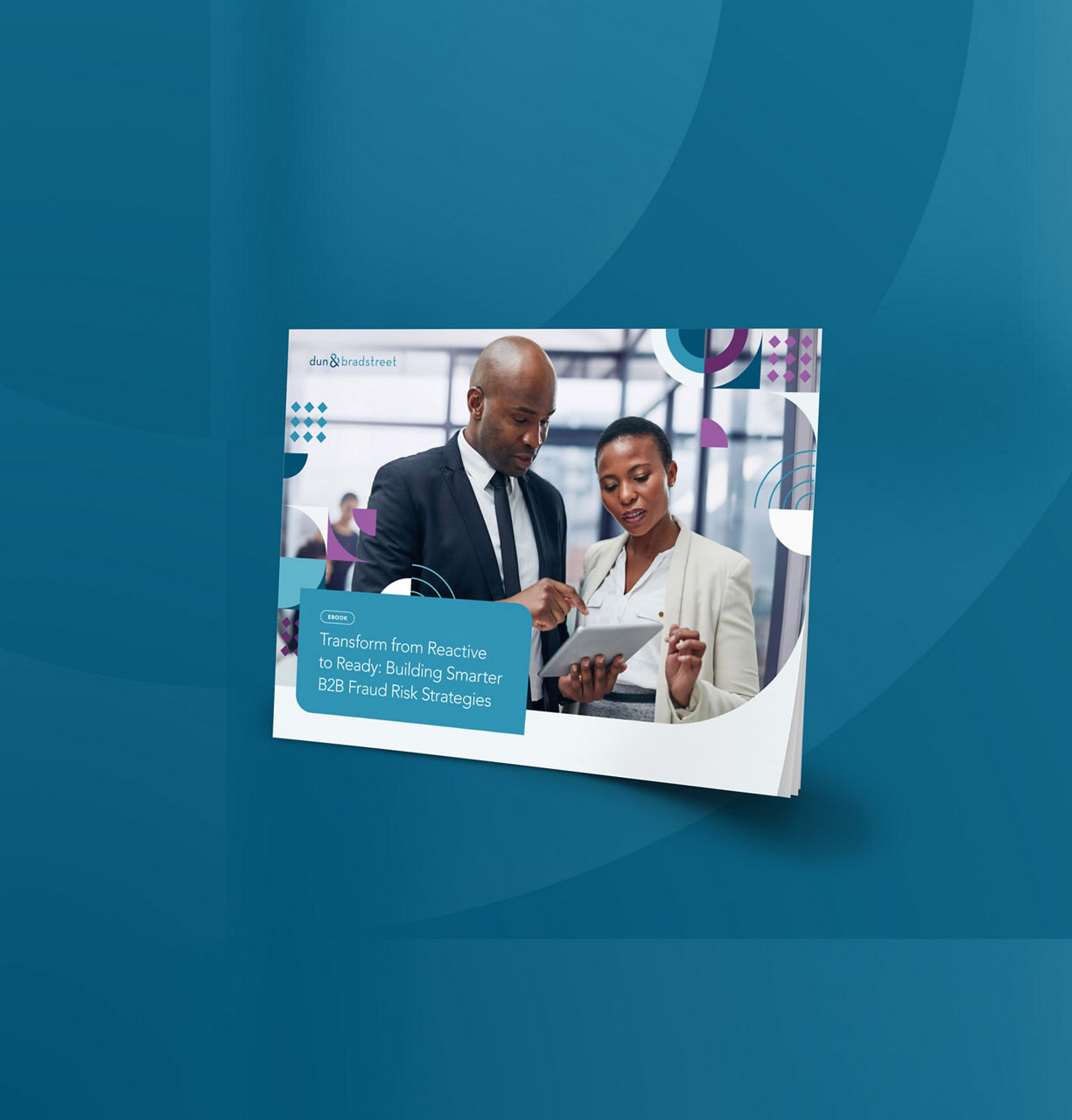 A mockup of the B2B Fraud Risk eBook