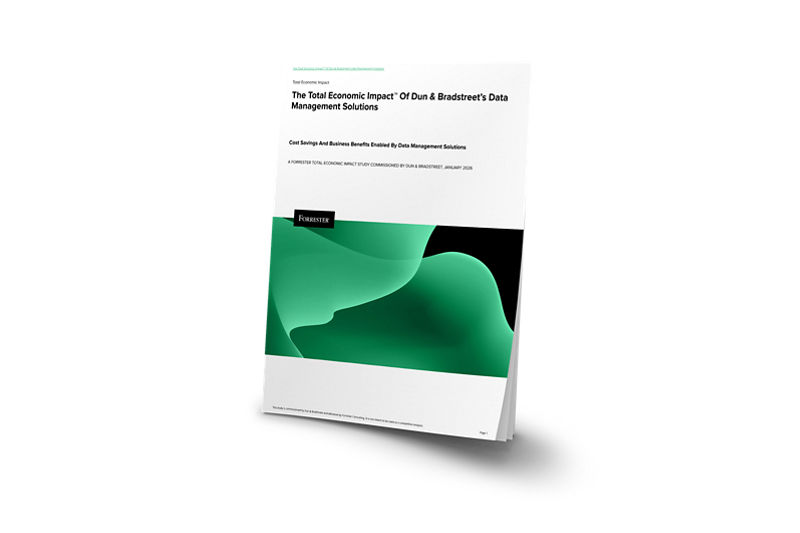 Cover of Cover of The Total Economic Impact™ Of Dun & Bradstreet’s DataManagement Solutions