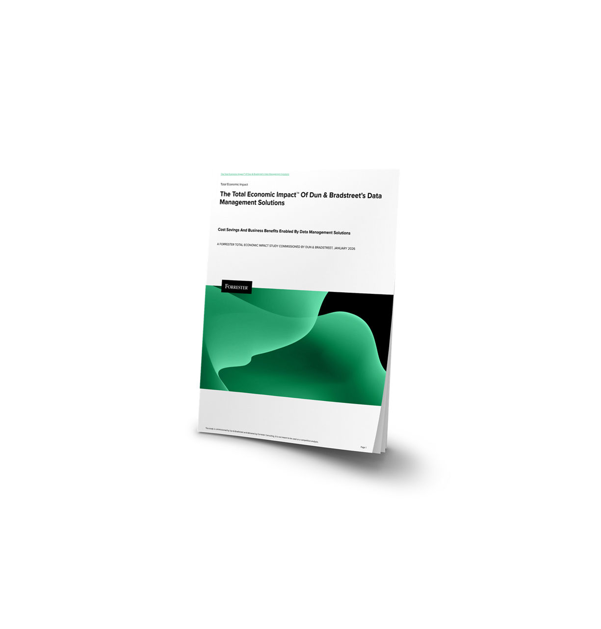 Cover of Cover of The Total Economic Impact™ Of Dun & Bradstreet’s DataManagement Solutions