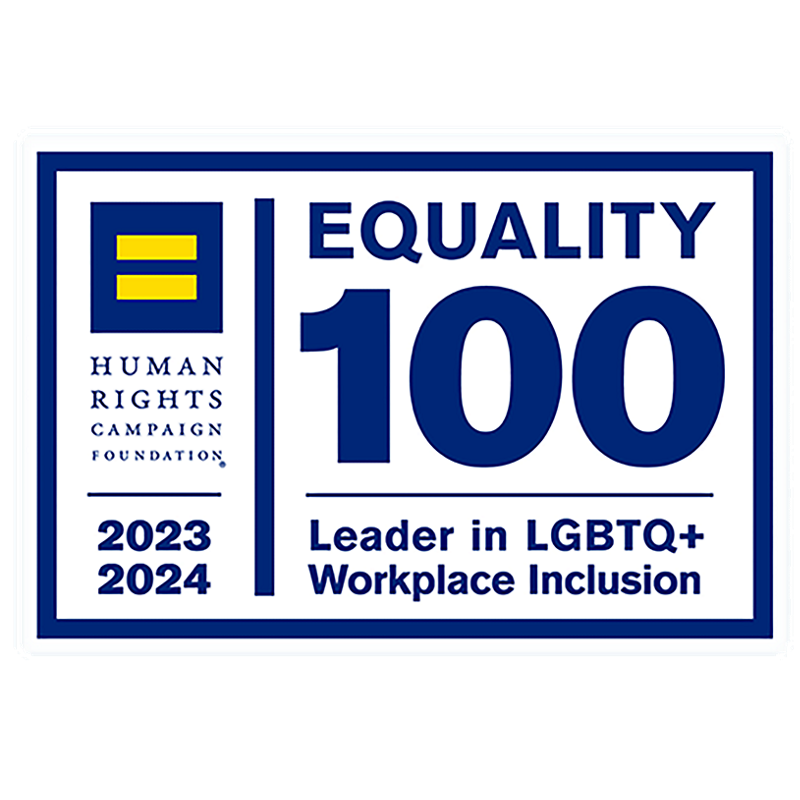 HRC Equality 100 Award Logo 