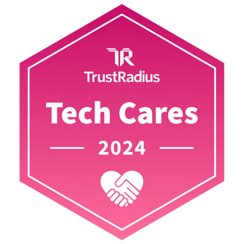 TrustRadius — Tech Cares Logo 