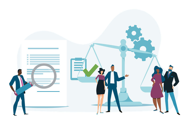 Illustration of regulatory compliance risk management