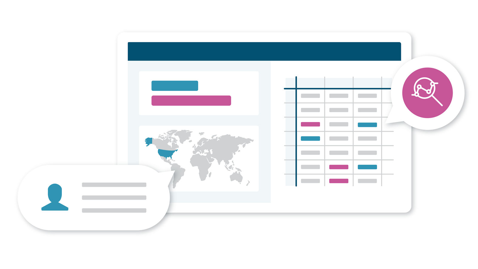 Illustration of D&B Market Insights