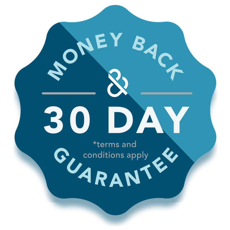 30 day money back guarantee badge