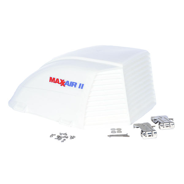 MAX AIR II 14X14 WHITE VENT COVER. HINGED