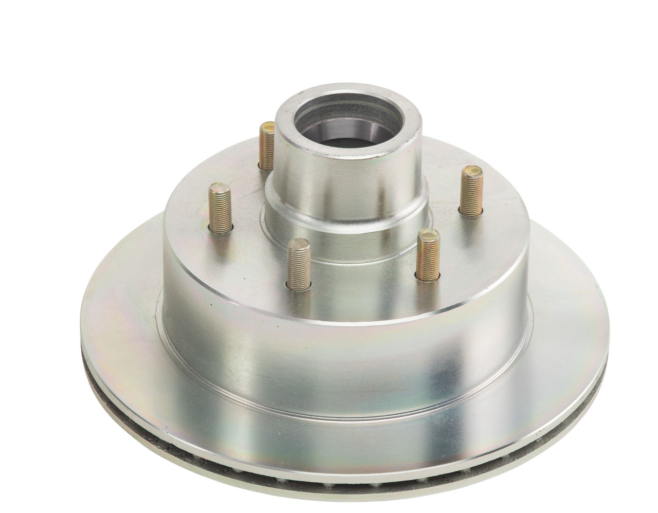 Dexter® Integral Hub/Rotor, UFP 5,200 lb, 6 on 5.5" bolt pattern, 1/2" Studs, Zinc Plated