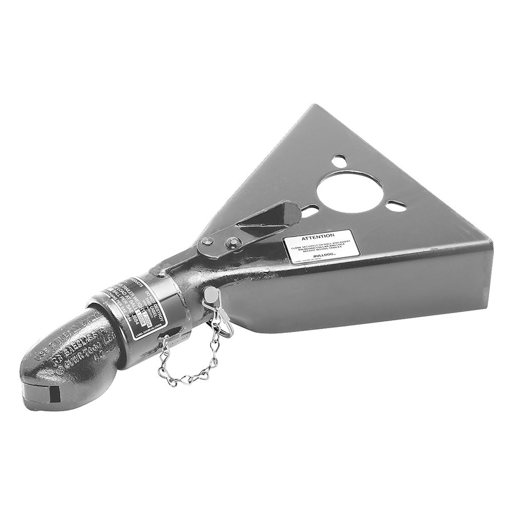BULLDOG 7K 2 CLR COLLAR-LOK A-FRAME COUPLER, 50 DEG, 7,000LB CAPACITY, 2