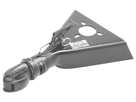 BULLDOG 7K 2 CLR COLLAR-LOK A-FRAME COUPLER, 50 DEG, 7,000LB CAPACITY, 2