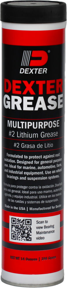 DEXTER BEARING GREASE 14OZ TUBE, LITHIUM COMPLEX