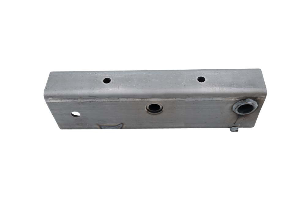 Multi-Axle Fabricated Rectangular Shaped Equalizer for 2 1/2" Wide Slipper Leaf Springs -  Spring Hole Centers with 1 3/8" Front Spring Hole and 1" Equalizer Center Bolt Hole - Fits Left Side Multi-Axle Configuration for 10K General Duty - Regular with 42 1/4" Axle Spacing