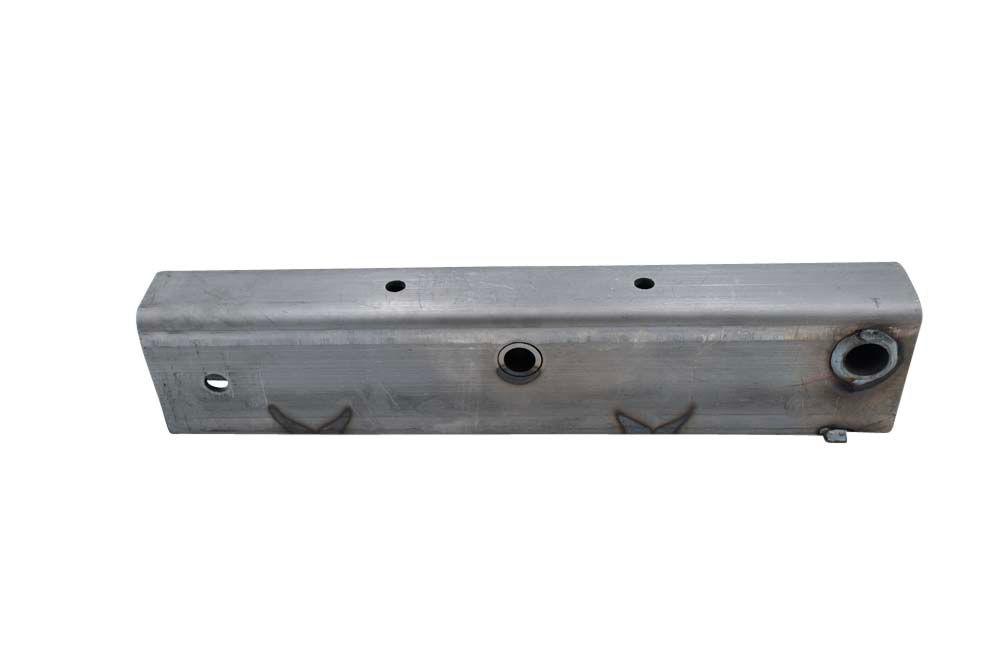 Multi-Axle Fabricated Rectangular Shaped Equalizer for 2 1/2" Wide Slipper Leaf Springs -  Spring Hole Centers with 1 3/8" Front Spring Hole and 1" Equalizer Center Bolt Hole - Fits Left Side Multi-Axle Configuration for 10K General Duty - Long with 48 1/2" Axle Spacing