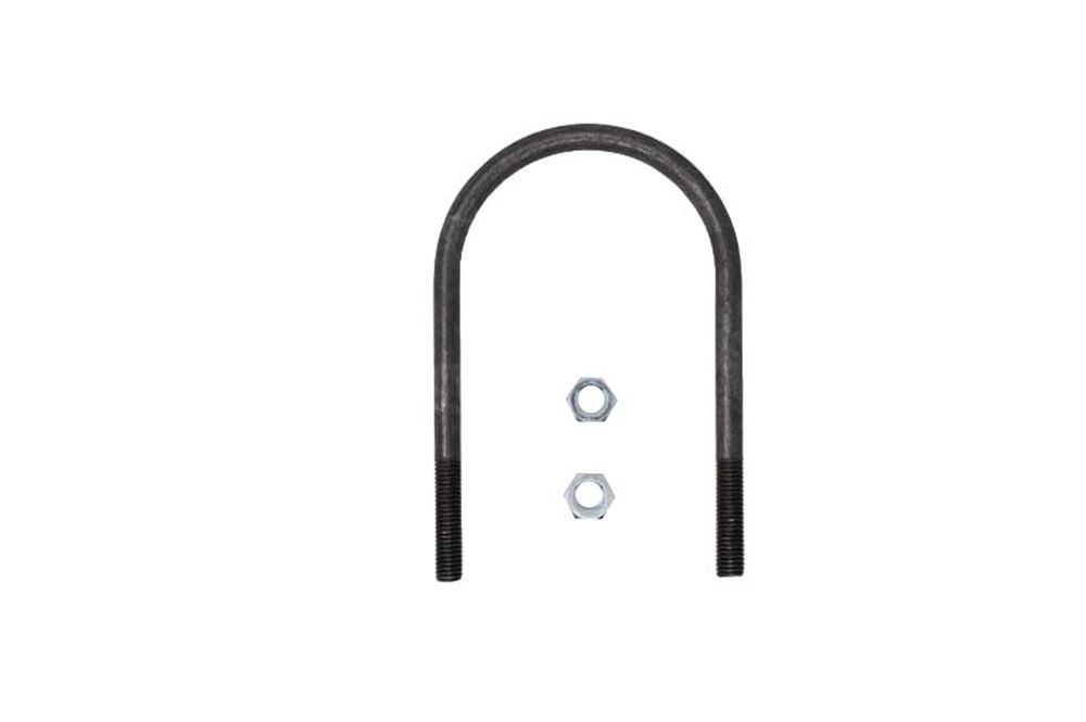 Replacement U-Bolt for 10K for 5" Round Axle Tube, 5/8"-11 Rod Diameter U-Bolts, 8 7/8" Long Legs Plain Finish