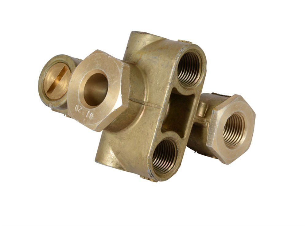 Sealco® Air Component Spring Brake Valve Gold or Silver Brass / Steel / Pewter 