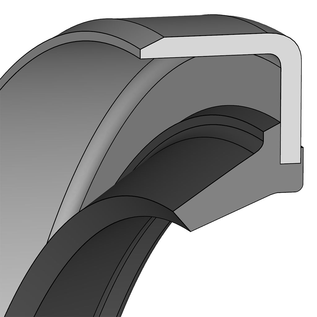 Seal, 1.125"x1.784"Od, Sng Lip, Bt Spindle