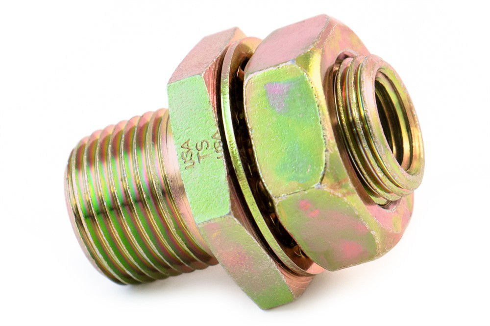 Air Component Terminal Bolt for Gladhands (Bulkhead Fitting) Steel