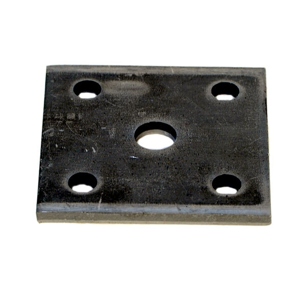 Plate, U-Bolt, 1.75" Rd, 1.75" Spring, Raw