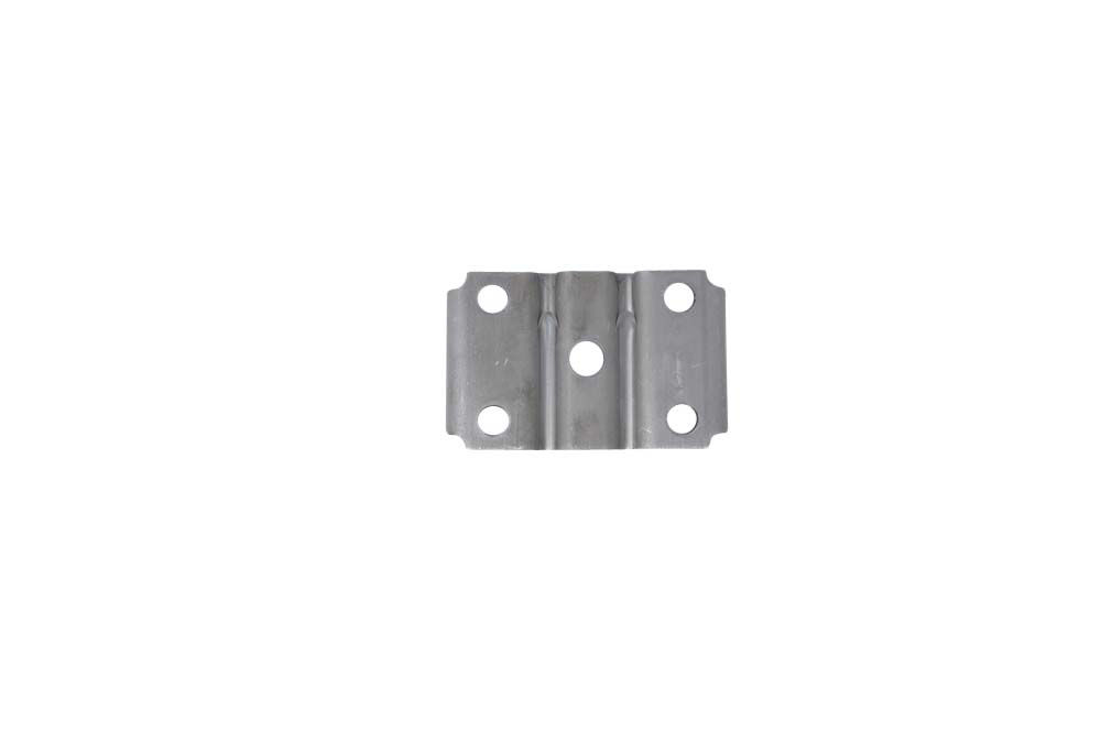 Axle U-Bolt Tie Plate, 3.5K HD - 6K - 7K for 3" Round Axle Tube, 1/2" U-Bolt Holes for 1 3/4" Leaf Springs, Plain Finish
