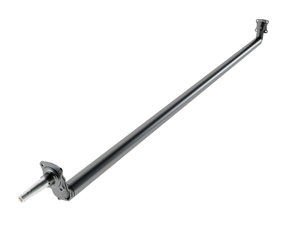 Dexter Axle Beam, 3,500lb Capacity, 4 Drop EZ-Lube Style Spindles