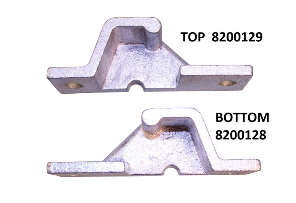 Bottom Keeper For 5654X Cam Door Lock, Bolts To Door Frame