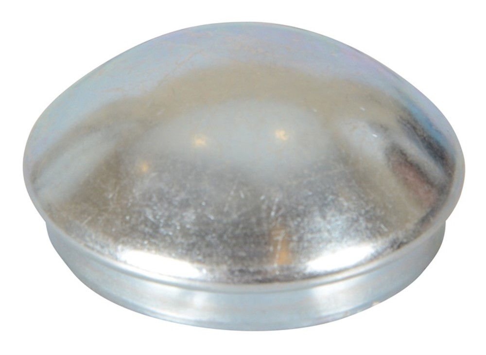 Dust Grease Cap, 2.440" OD, For Ag Hubs, Cold Rolled Stamped Steel, Completely Closed Dome