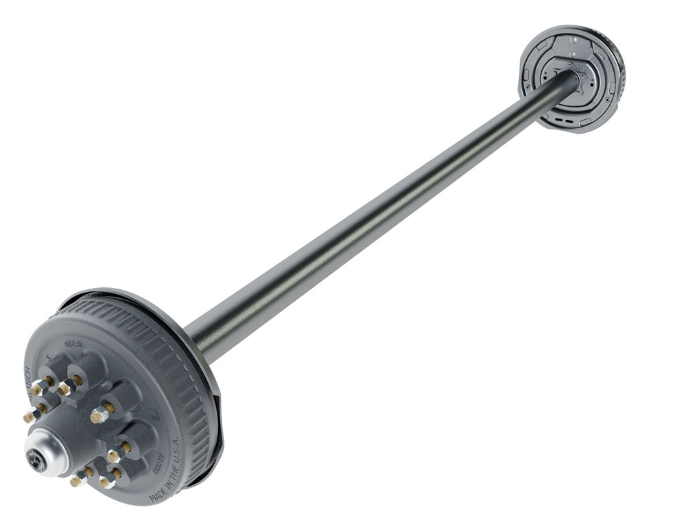 Dexter Axle, 7000 LB Capacity, 8 on 6.5" Bolt Pattern, Electric Brake, Straight Spindle, E-Z Lube Lubrication, 95" Hub Face, 80" Spring Center
