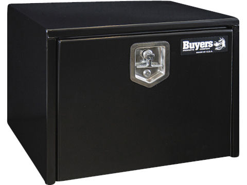 BUYERS 15X13X24 14GA UNDERBODY TOOLBOX, BLACK STAINLESS HNDL