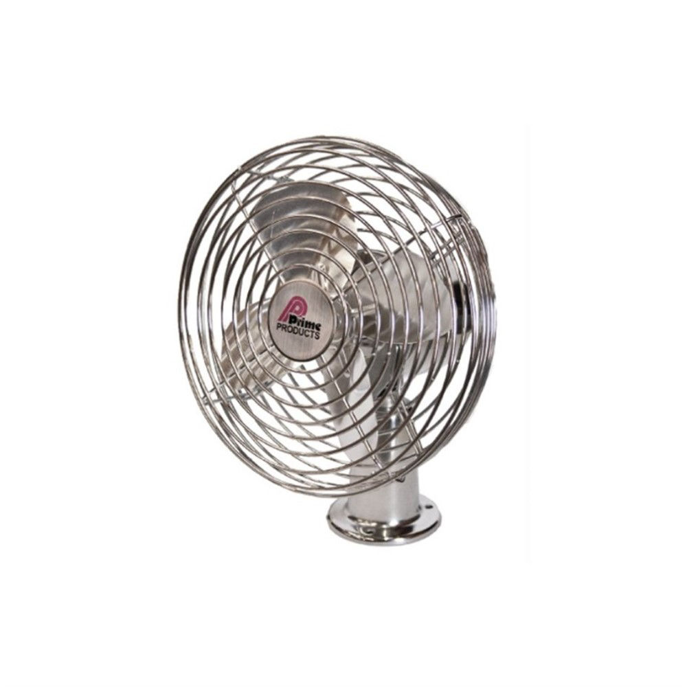 Two-Speed Electric Fan, 12 Volt, With Built In Switch And Ball Swivel Base