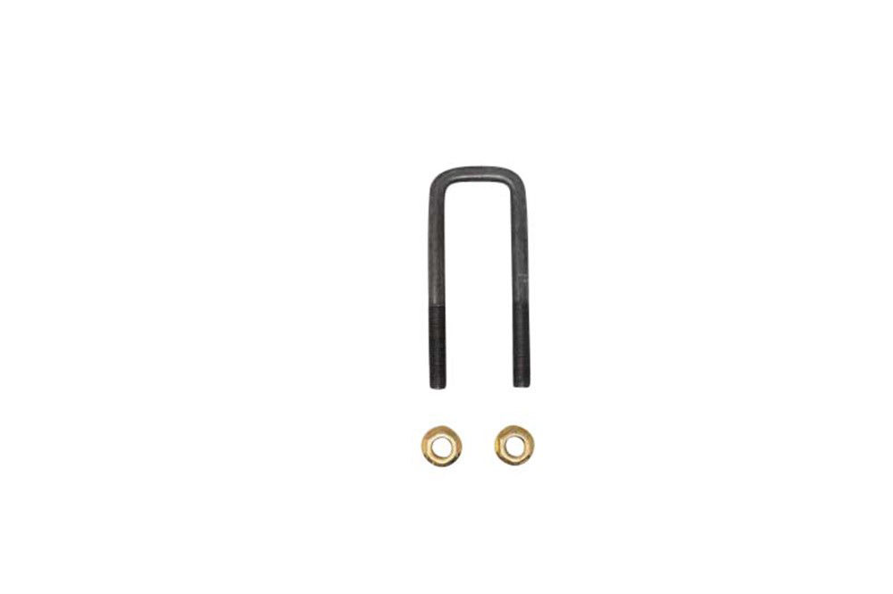 U-Bolt w/Hardware, 1 1/2 Square Axle, 1/2-20 x 5 Long