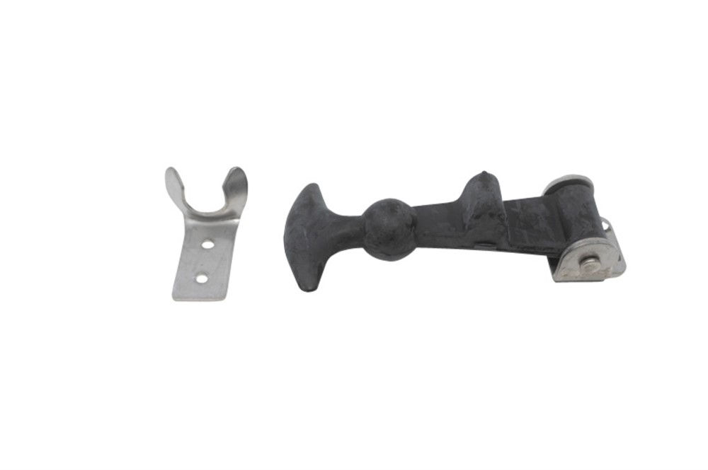 Trailer Parts Pro Rubber Hood Latch With Ss Brackets, 4.50