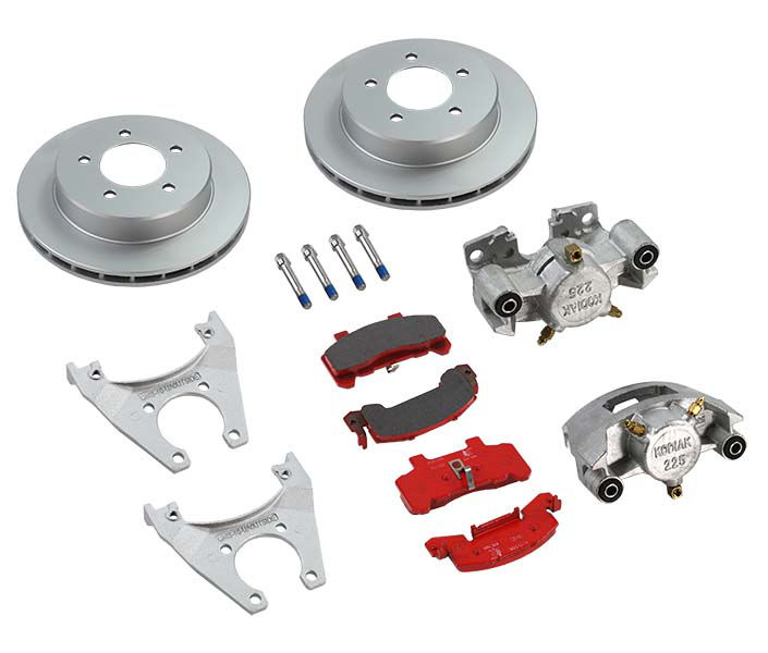 Complete Disc Brake Kit, 10" Rotor, Gal-Dex Rotor, Caliper and Brackets