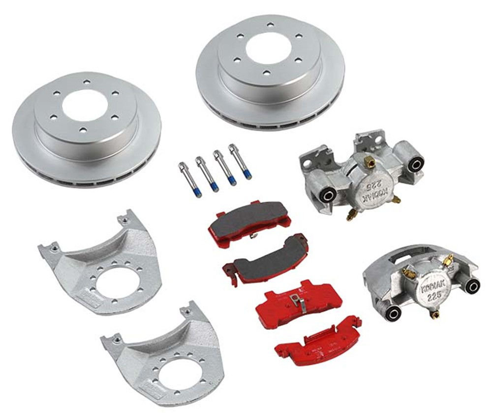 Rotor Kit, 12 655 6K DACR w/Calipers & Brackets (1 Axle)