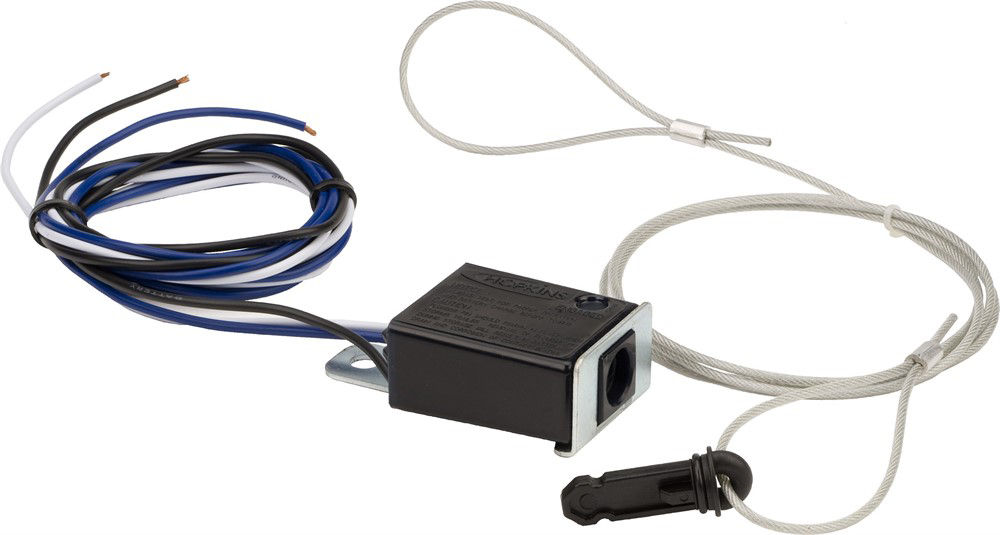 Hopkins Towing Solutions® Brake Breakaway Switch Assembly Including: Breakaway Switch, Poly Coated Steel Cable Retaining Cable with Pin & Metal Bracket 