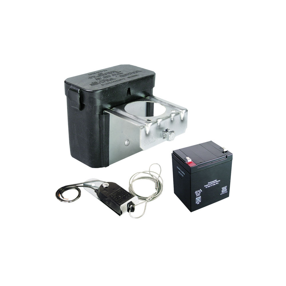 Tekonsha® Brake Breakaway Kit 12 Volts 5 Amps Prewired- Mounted and Top Loaded - Kit Includes: Breakaway Kit with Battery, Switch, Pin and Lanyard