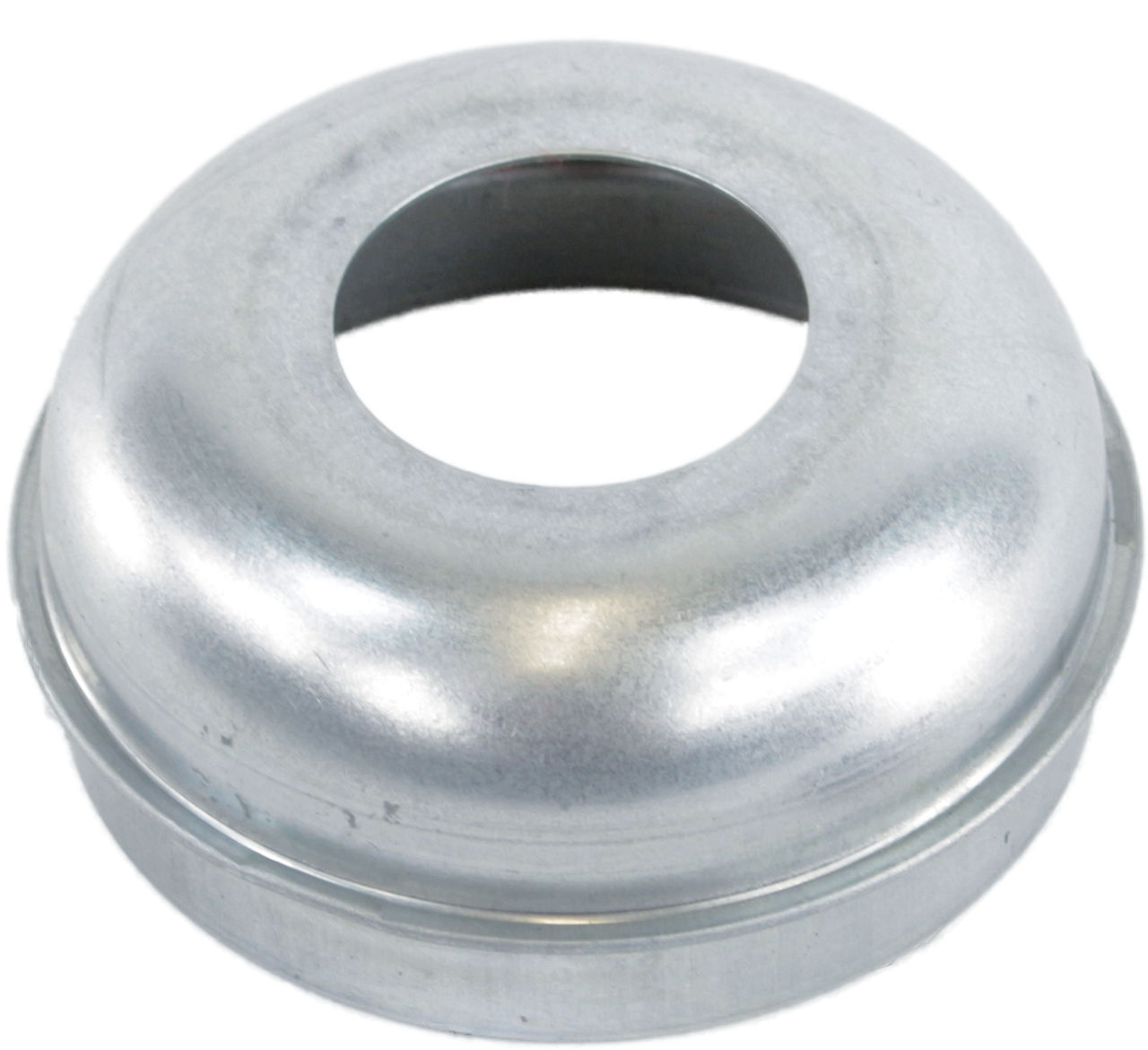 Dust Grease Cap, 2.720" OD, For 5.2K - 7K E-Z Lube Axles With 8 Bolt Hubs, Cold Rolled Stamped Steel, Domed E-Z Lube