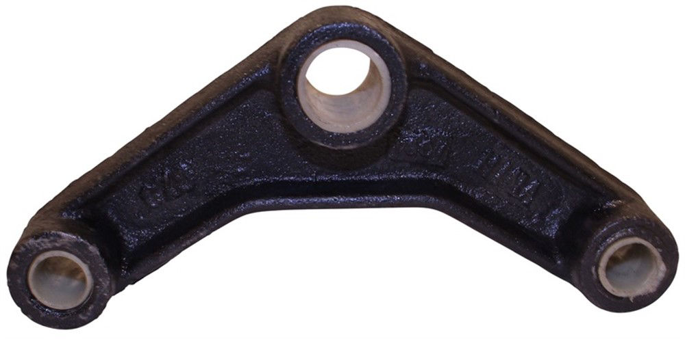 Multi-Axle Cast Curved Shaped Equalizer for 1 3/4" Wide Double-Eye Leaf Springs - 6 1/4" Spring Hole Centers with 3/4" Front Spring Hole and 9/16" Equalizer Center Bolt Hole - Fits Universal Both Left or Right Side