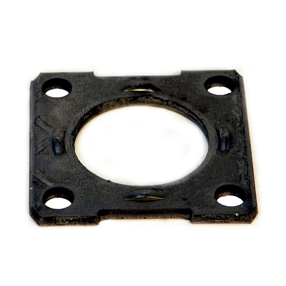 Brake Mounting Flange for 2 3/8" Round Axles, 10" Brake, 4-Bolt, 2.27" Hole ID
