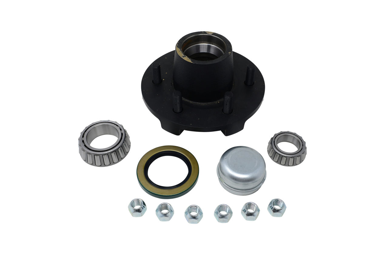 Hub Kit Complete, Loose Components, 655, 2.250" Seal, 6,000 Capacity Per Pair, For #42 Grease Spindle