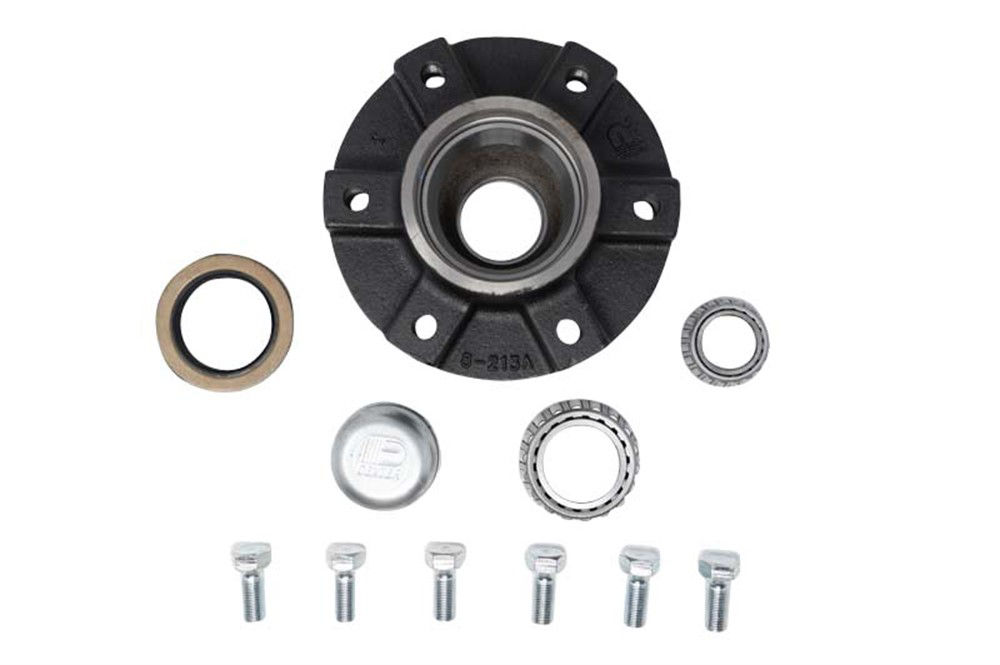 Hub Kit Complete, Loose Components, 660, Agicultural, 2.250" Seal, 6,000 Capacity Per Pair, For #42 Grease Spindle