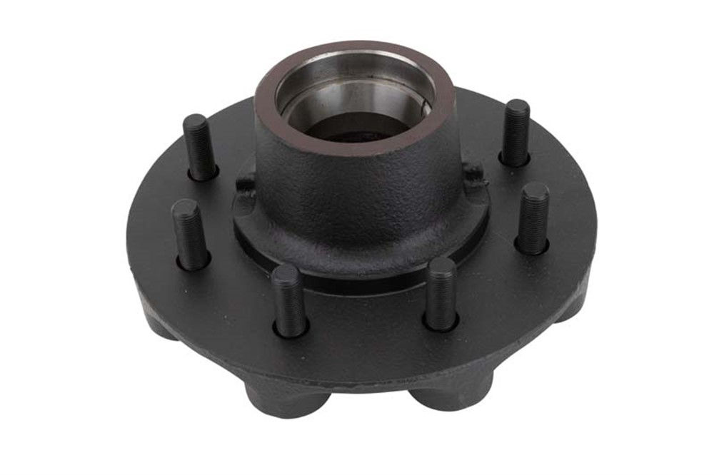 Idler Hub with Studs and Races Only, #42 Spindle, Grease Lube, 5.2K, 7K Capacity Per Pair, 8 on 6.5" Bolt Pattern, Bulk