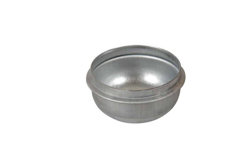 Dust Grease Cap, 2.440" OD, For 5.2K Axles With 6 Bolt Hubs, Cold Rolled Stamped Steel, Standard Completely Closed Cap