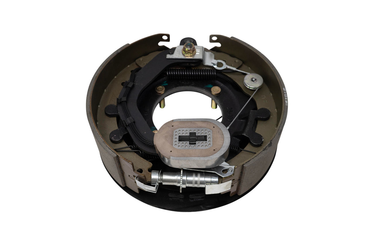 Rockwell American 8,000 lbs Per Pair Capacity (4,000 lbs Each) 12" x 3-3/8" Electric Drum, Left Side, 4-Bolt Mount, Bulk